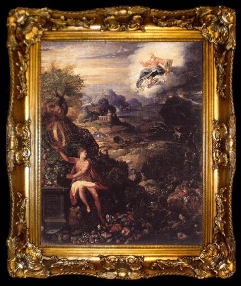 framed  ZUCCHI, Jacopo Allegory of the Creation nw3r, ta009-2
